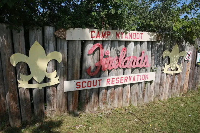 Firelands Scout Reservation, a Lake Erie Council camp on Lake Erie